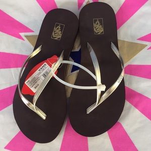 Vans Flip Flops Size 6